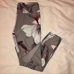 Fabletics Floral Leggings. Medium